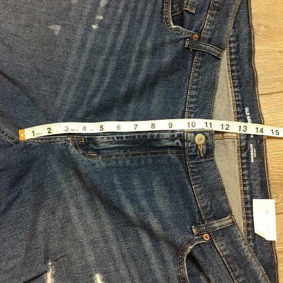 NWT Old Navy Mid-rise Boyfriend Blue Distress Size 20 - Picture 8 of 8